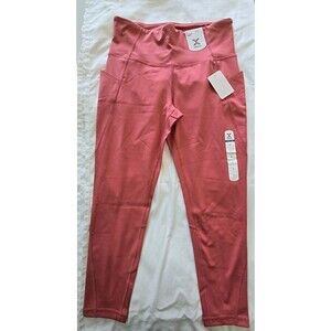 Xersion High Waist Pink Leggings Women’s Active Yoga Pants Size Large